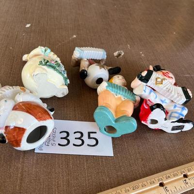Accordion Figurines - 5 Pieces