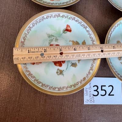 Poppy Bread & Butter Plates