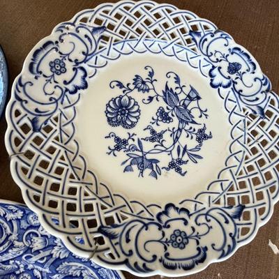 Misc Lot of Blue Pieces