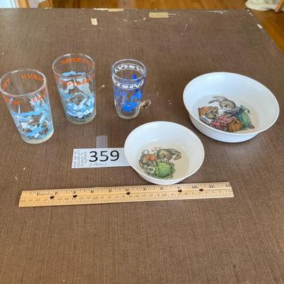 Misc Lot of Children's Dishes