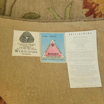 Pottery Barn Large Hand-Tufted Wool Rug (GR-CE)