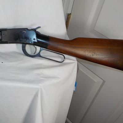 Ithaca Lever action single shot 22 cal. rifle. est. $180 to $400.
