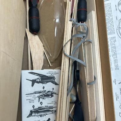 vintage P-47D Thunderbird Balsa Model