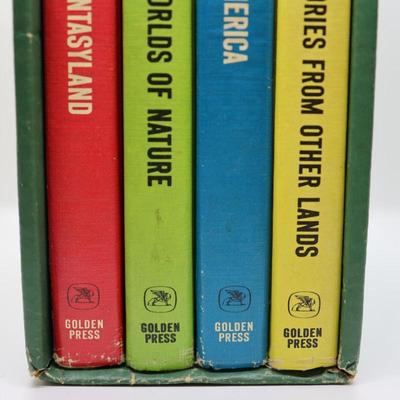 The Wonderful Worlds Of Walt Disney, 1965 Golden Press - Box Set of (4) Books