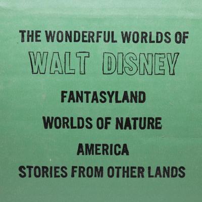 The Wonderful Worlds Of Walt Disney, 1965 Golden Press - Box Set of (4) Books