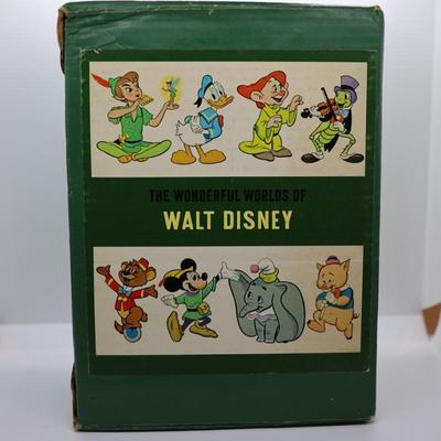 The Wonderful Worlds Of Walt Disney, 1965 Golden Press - Box Set of (4) Books