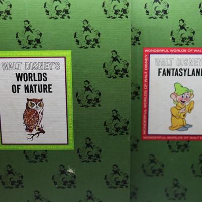 The Wonderful Worlds Of Walt Disney, 1965 Golden Press - Box Set of (4) Books