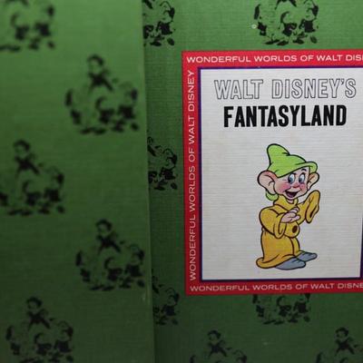 The Wonderful Worlds Of Walt Disney, 1965 Golden Press - Box Set of (4) Books