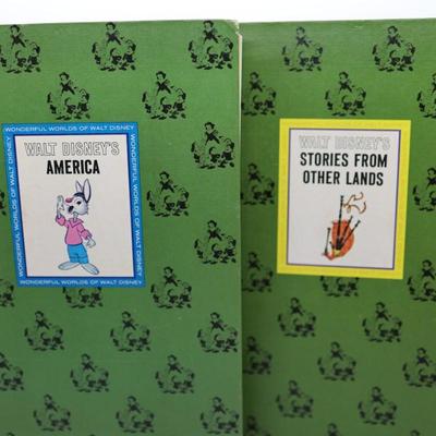 The Wonderful Worlds Of Walt Disney, 1965 Golden Press - Box Set of (4) Books