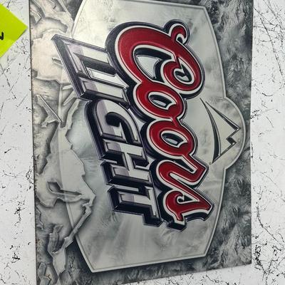 Coors Tin Signs
