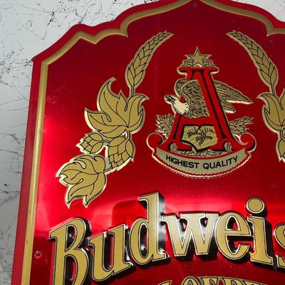 Vintage Anheuser-Busch Budweiser Sign