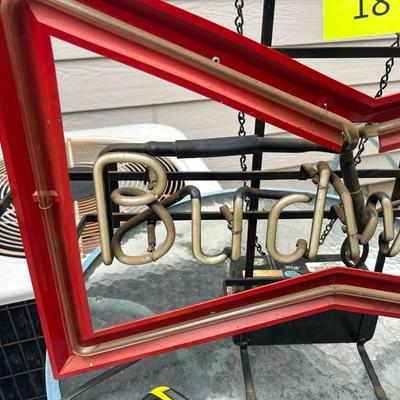 Vintage Budweiser Neon Sign (not working)