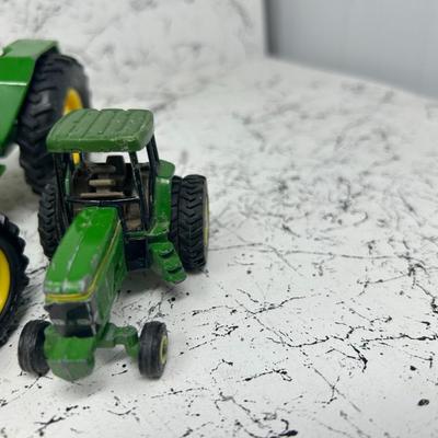 Small Vintage Metal Tractors