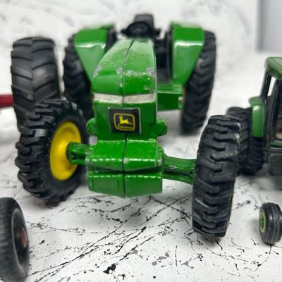 Small Vintage Metal Tractors