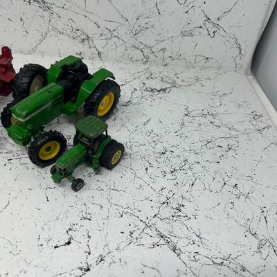 Small Vintage Metal Tractors