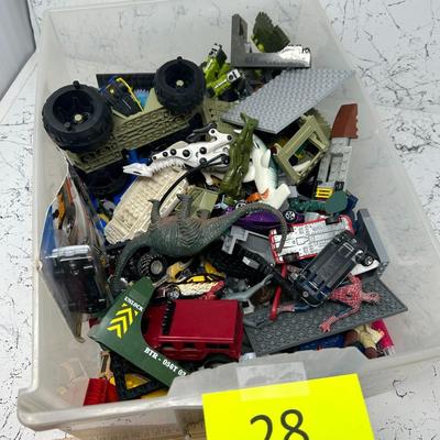 Assorted Toys (Lego, Hot wheels, Transformer)