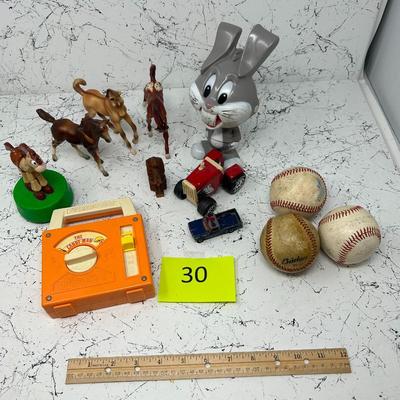 Vintage Toys fisher price, Breyer, pull string bugs + more