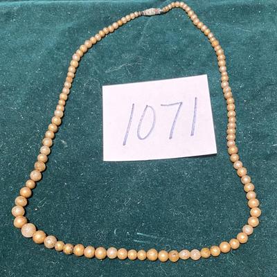 Vintage Faux Pearl Necklace