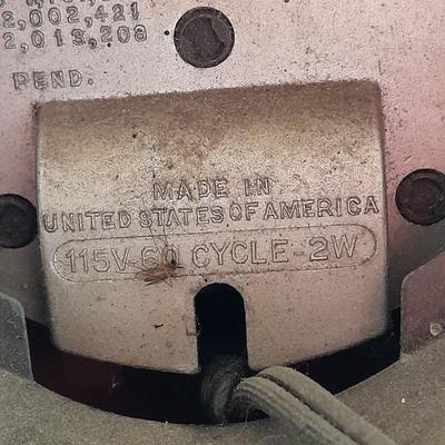 Hammond 19" Synchronous Electric Mantel Clock