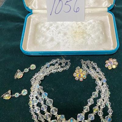 Beautiful Necklace and Clip Earrings