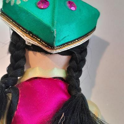 3 Dolls - Tripod mark Chinese doll - Japanese Geisha Doll - Composition Asian Doll