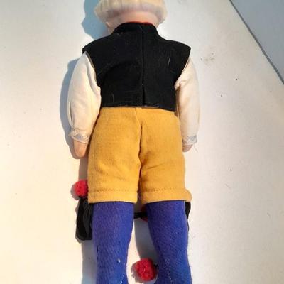 Two Vintage 1940's Swedish / Holland Celluloid Costume Dolls 9 1/2"