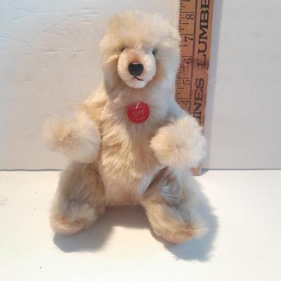 Vintage Hermann Teddy Original West - Germany RARE Teddy / Polar Bear with original tag