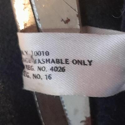 RARE Josit Enterprises Vintage Plush Puppy Dog Black Velvet Rubber / Vinyl Face