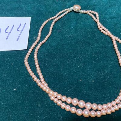 Vintage Double Stranded Necklace
