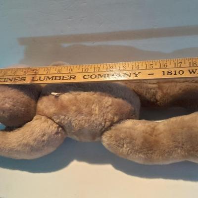 Vintage jointed Teddy Bear "Once Upon A Time" Signed Teddy Collectible