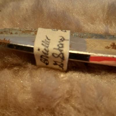 Vintage jointed Teddy Bear "Once Upon A Time" Signed Teddy Collectible