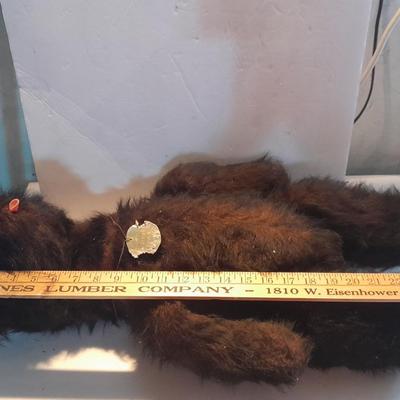 One of a kind VINTAGE 1963 "Oscar Jouet" Anima Paris Teddy bear made in France TALKING