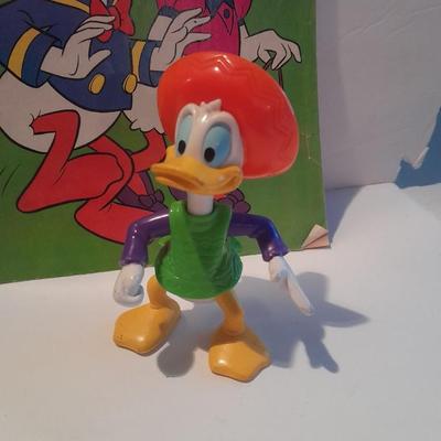 Disney Mickey Mouse Corn popper toy, Disney Comic books and hard plastic figures