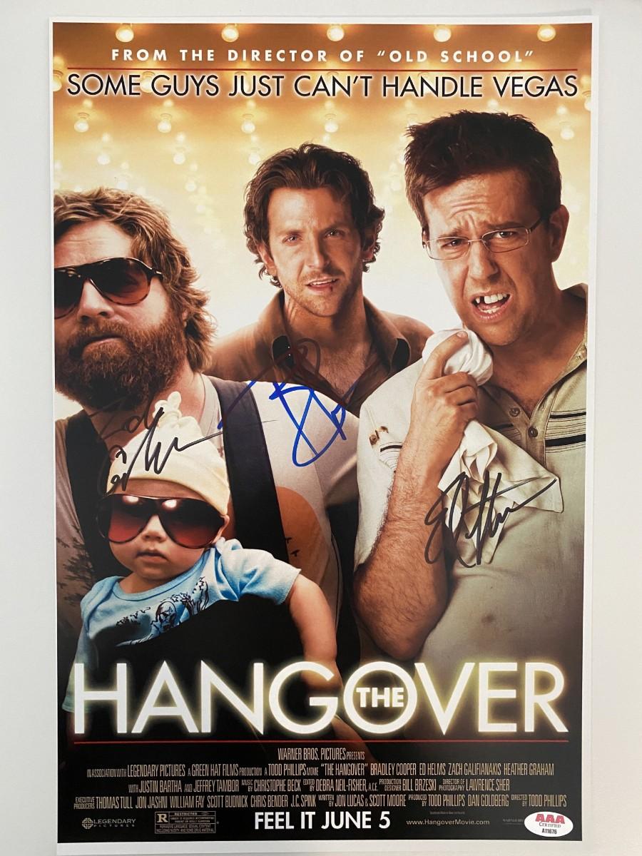The Hangover cast signed movie poster | EstateSales.org