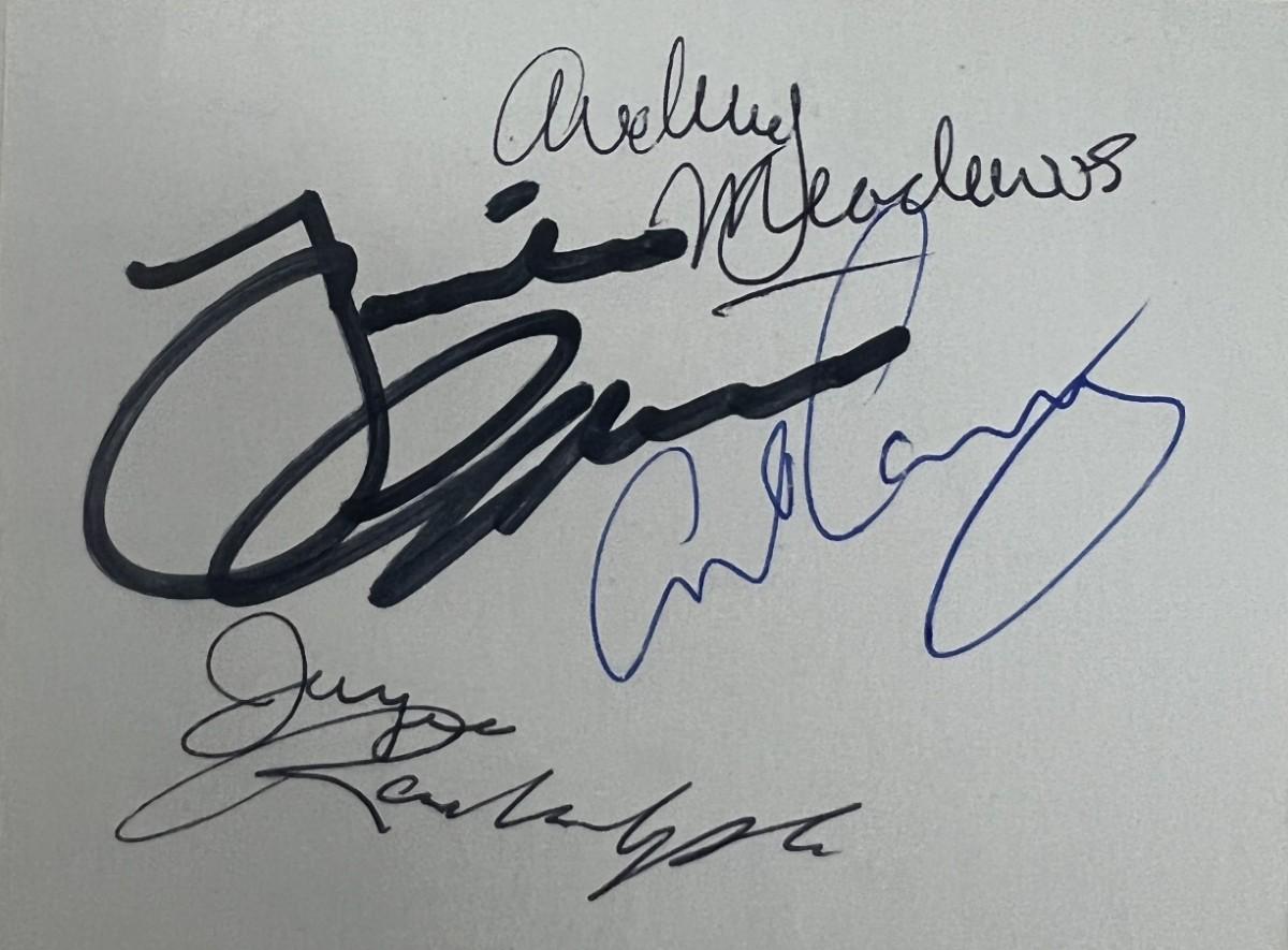 The Honeymooners Cast Signed Card EstateSales The honeymooners cast signed card estatesales