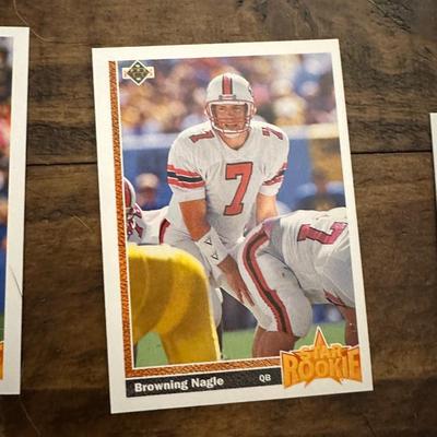 1991 NFL Upper Deck Star Rookies set