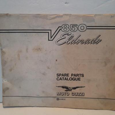 1972 1st editon 850 Eldorado spare parts catalogue