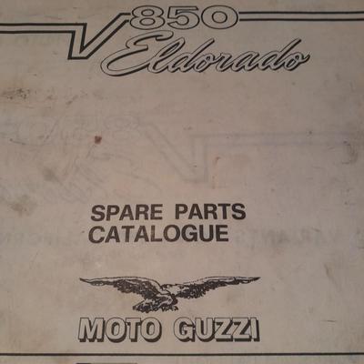 1972 1st editon 850 Eldorado spare parts catalogue