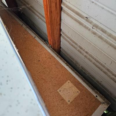 Two Wood/Metal Storage Cabinets  (OB1-JS)