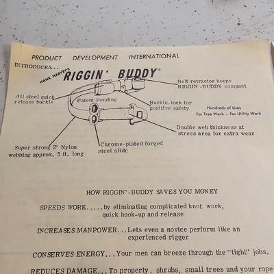 Save A Plane & Riggin' Buddy Straps, Hardware + More  (OB1-JS)