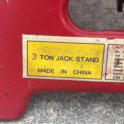 Set Six (6) ~ 3-Ton Jack Stands