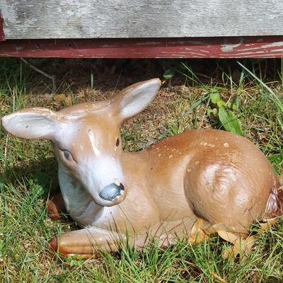 Vintage Cement Animal Yard Decor (OB4-BBL)