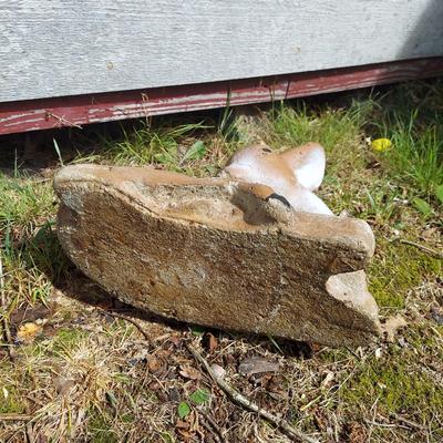 Vintage Cement Animal Yard Decor (OB4-BBL)