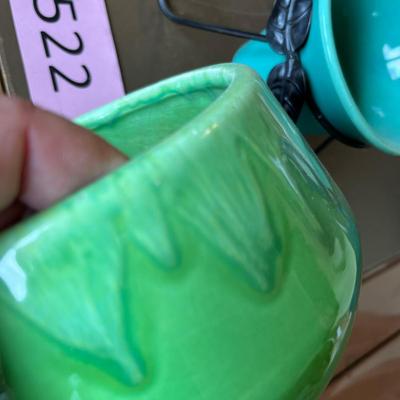 Lot of 3 vintage flower pots