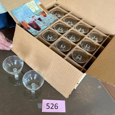Libby Wine Glasses NIB w/ Paper