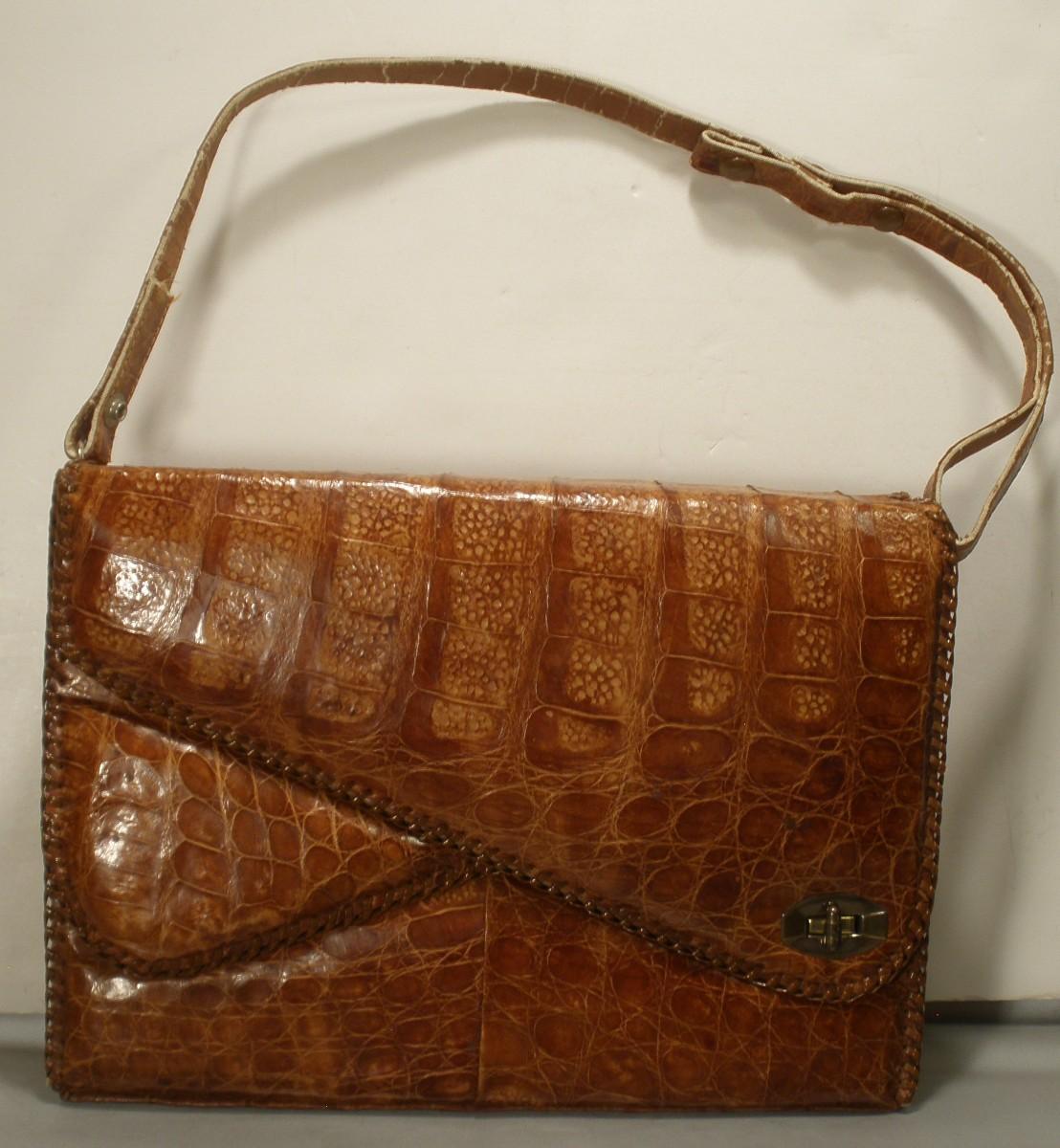 Buy Brown Embossed Crocodile Genuine Leather Tote Bag for Women | Satchel  Purse | Shoulder Handbag | Designer Tote Bag at ShopLC.