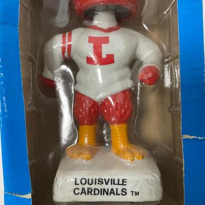 -23- SPORTS | Louie The Cardinal Louisville Mascot BPI Nodder Bobblehead