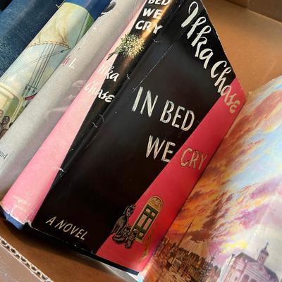 Flat of vintage novels