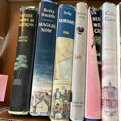 Flat of vintage novels