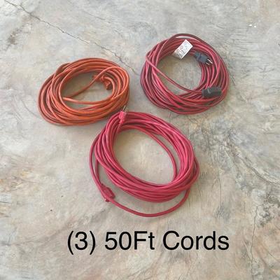 Seven (7) Assorted Extension Cords